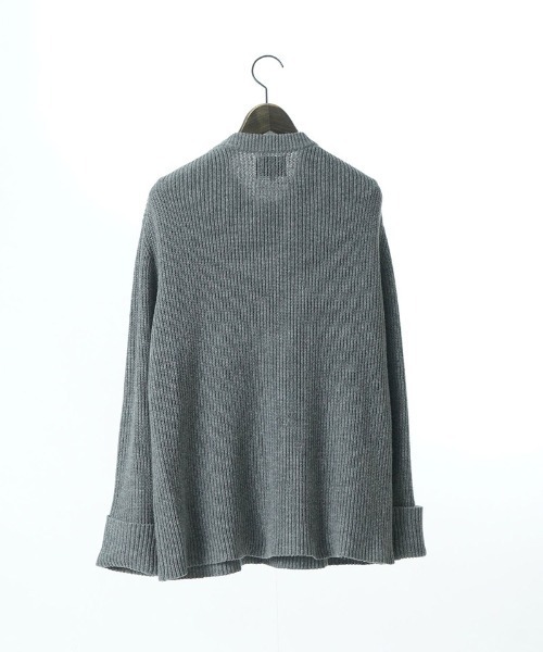 EGO TRIPPING（エゴトリッピング）の「mn3155-FORMKNIT ニット（ニット/セーター・メンズ・ブラック/杢グレー/ダークカーキ・46/48）」の11枚目の写真