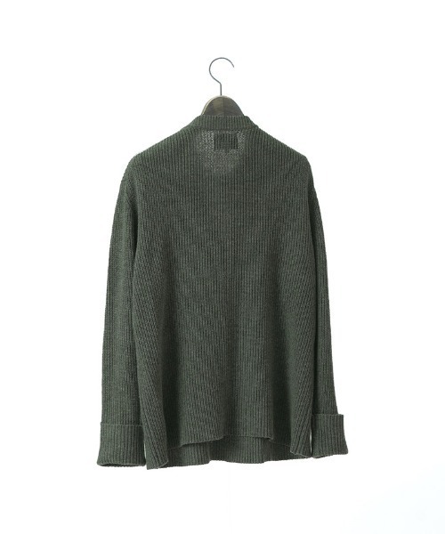 EGO TRIPPING（エゴトリッピング）の「mn3155-FORMKNIT ニット（ニット/セーター・メンズ・ブラック/杢グレー/ダークカーキ・46/48）」の4枚目の写真