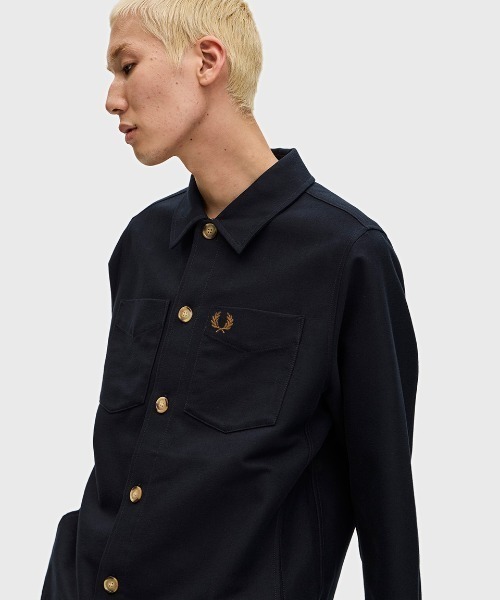 Brushed Twill Overshirt／コットンツイルオーバーシャツ（シャツ