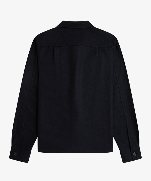FRED PERRY(フレッドペリー)の「【先行予約受付中】Brushed Twill Overshirt/コットンツイルオーバーシャツ(シャツ/ブラウス・メンズ・ネイビー/グレー/ブラック・L/M/S)」の18枚目の写真