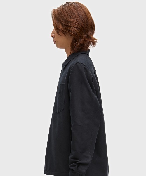 FRED PERRY(フレッドペリー)の「【先行予約受付中】Brushed Twill Overshirt/コットンツイルオーバーシャツ(シャツ/ブラウス・メンズ・ネイビー/グレー/ブラック・L/M/S)」の8枚目の写真