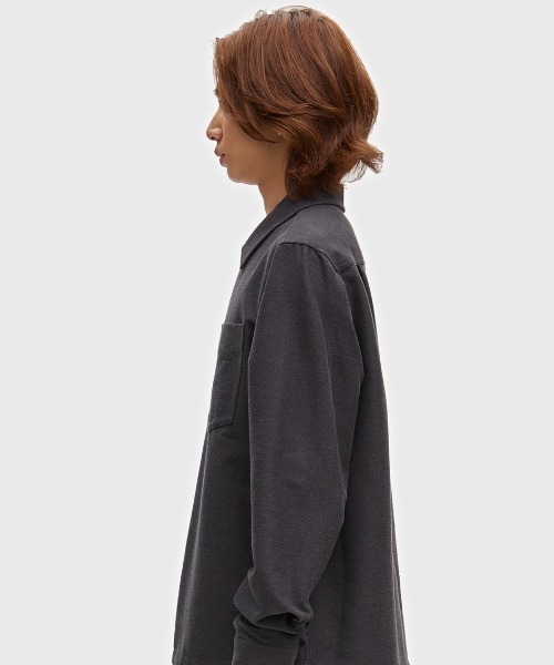 FRED PERRY(フレッドペリー)の「【先行予約受付中】Brushed Twill Overshirt/コットンツイルオーバーシャツ(シャツ/ブラウス・メンズ・ネイビー/グレー/ブラック・L/M/S)」の22枚目の写真