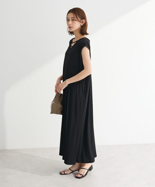 Green Parks(グリーンパークス)の「前後2WAYウエストタックワンピース(ワンピース・レディース・レッド/ブラック/チャコールグレー・FREE)」の8枚目の写真