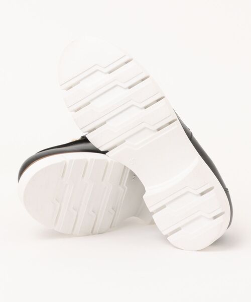 CORSO ROMA,9(コルソローマ)の「CORSO ROMA,9 コルソローマ ライトタンクソールビットローファー(ローファー・レディース・ホワイト/ブラック・37/38)」の4枚目の写真