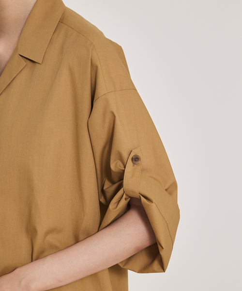 qualite ダンプシャツワンピース ダンプシャツワンピース｜qualite / カリテ