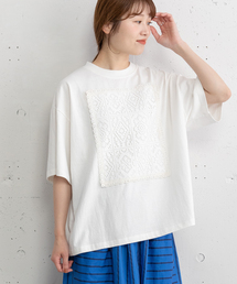 POU DOU DOU | リメイク風デザインレースTシャツ(Tシャツ/カットソー)