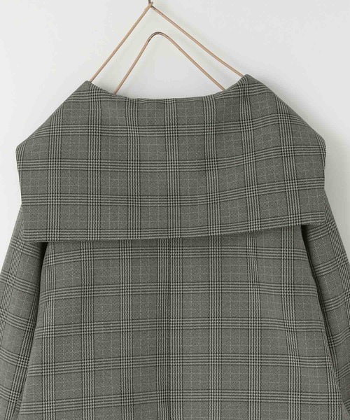 LOWRYS FARM（ローリーズファーム）の「ラナテックセーラージャケット　455530（テーラードジャケット・キッズ・ブラウン/グレー/チェック・110cm/120cm/130cm/140cm/150cm）」の11枚目の写真