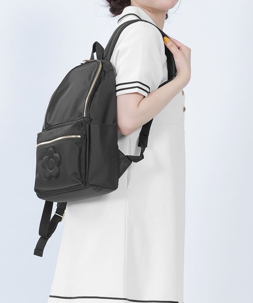 未使用　MARY QUANT ブラックリュック MARY QUANT - 未使用 MARY QUANT シンプルナイロン リュック