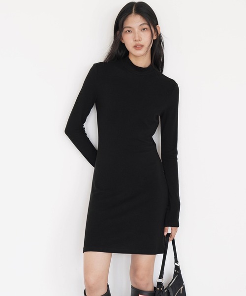 alexanderwang.t ブラックミニワンピース 長袖 alexanderwang.t ブラックミニワンピース 長袖 alexanderwang