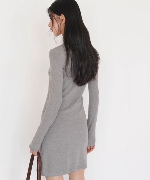 EIGHTHMONTH(エイスマンス)の「タートルミニワンピース EM25a022【EIGHTHMONTH】(ワンピース・レディース・ブラック/グレー・S/M)」の11枚目の写真