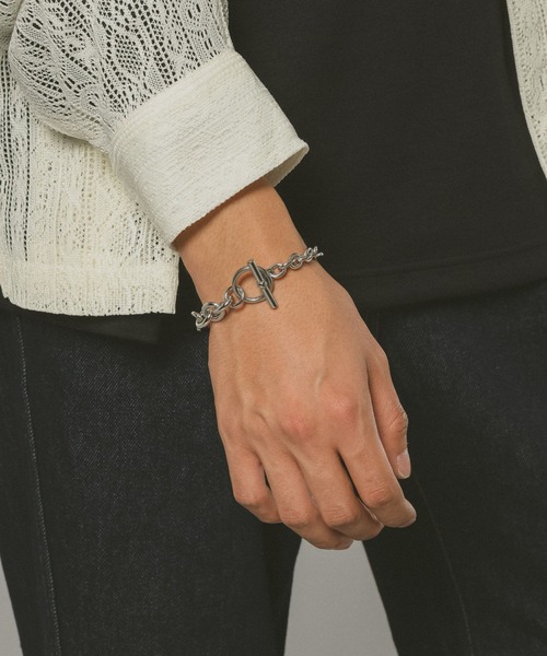 RAGEBLUE（レイジブルー）の「グラデーションチェーンブレスレット（ブレスレット・メンズ・ホワイト/その他1・FREE）」の6枚目の写真