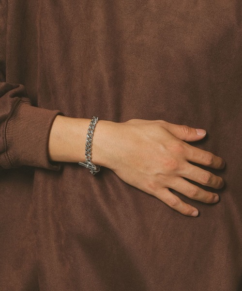 RAGEBLUE（レイジブルー）の「グラデーションチェーンブレスレット（ブレスレット・メンズ・ホワイト/その他1・FREE）」の5枚目の写真