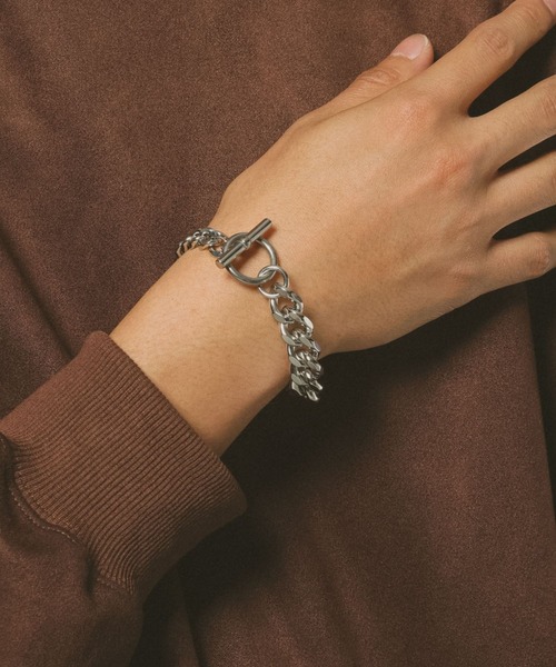 RAGEBLUE（レイジブルー）の「グラデーションチェーンブレスレット（ブレスレット・メンズ・ホワイト/その他1・FREE）」の11枚目の写真