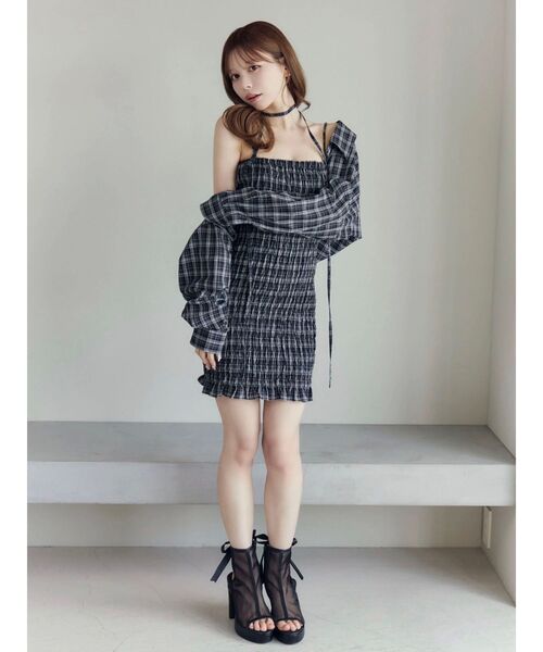 EATME リボンシアーブーツサンダル BACKリボンシアーブーツサンダル（サンダル）｜EATME