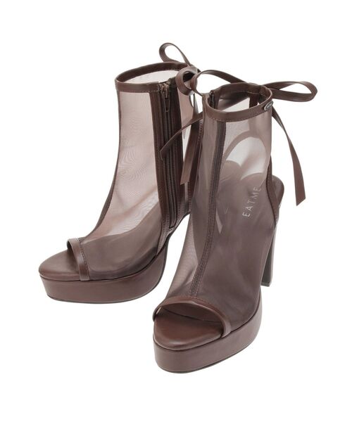 EATME BACKリボンシアーブーツサンダル　L セール】BACKリボンシアーブーツサンダル（サンダル）｜EATME