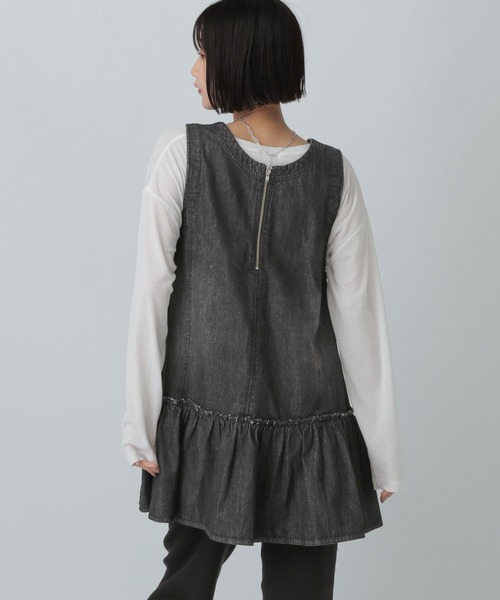 デニムミニワンピース 572962（ワンピース）｜LOWRYS FARM（ローリーズ
