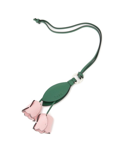 ROPE'(ロペ)の「【teau・牛革】panier tulip ring charm(キー/バッグチャーム・ネックレス)(チャーム・レディース・グレー/イエロー/ブラック/キャメル/ピンク・FREE)」の10枚目の写真