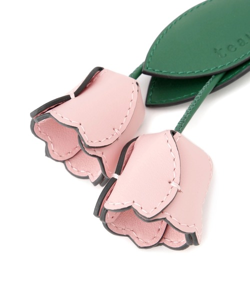 ROPE'(ロペ)の「【teau・牛革】panier tulip ring charm(キー/バッグチャーム・ネックレス)(チャーム・レディース・グレー/イエロー/ブラック/キャメル/ピンク・FREE)」の11枚目の写真