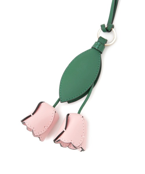 ROPE'(ロペ)の「【teau・牛革】panier tulip ring charm(キー/バッグチャーム・ネックレス)(チャーム・レディース・グレー/イエロー/ブラック/キャメル/ピンク・FREE)」の14枚目の写真