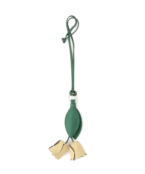 ROPE'(ロペ)の「【teau・牛革】panier tulip ring charm(キー/バッグチャーム・ネックレス)(チャーム・レディース・グレー/イエロー/ブラック/キャメル/ピンク・FREE)」の6枚目の写真