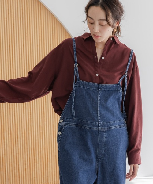 Elura（エルーラ）の「アイロンいらずドライシャツ/590111（シャツ/ブラウス・レディース・オフホワイト/ブラック/カーキ/ベージュ/レッド系その他・FREE）」の5枚目の写真