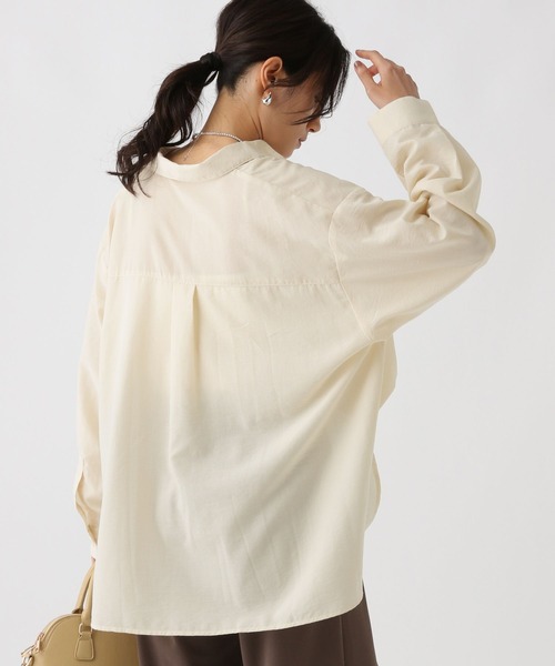 Elura（エルーラ）の「アイロンいらずドライシャツ/590111（シャツ/ブラウス・レディース・オフホワイト/ブラック/カーキ/ベージュ/レッド系その他・FREE）」の12枚目の写真