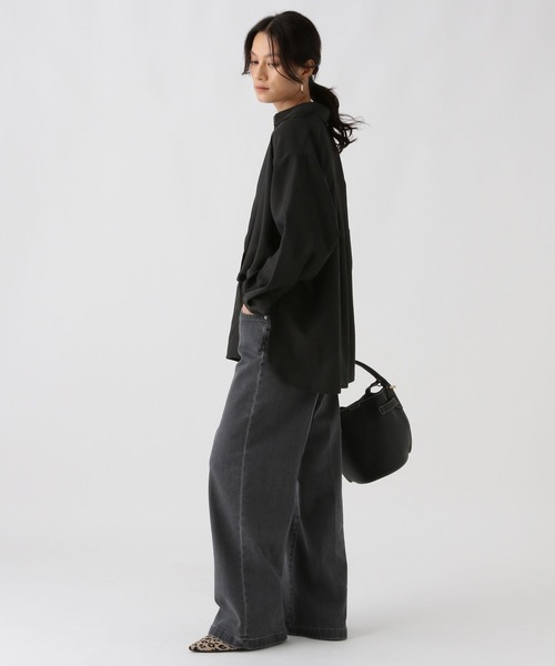 Elura（エルーラ）の「アイロンいらずドライシャツ/590111（シャツ/ブラウス・レディース・オフホワイト/ブラック/カーキ/ベージュ/レッド系その他・FREE）」の9枚目の写真