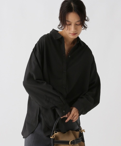 Elura（エルーラ）の「アイロンいらずドライシャツ/590111（シャツ/ブラウス・レディース・オフホワイト/ブラック/カーキ/ベージュ/レッド系その他・FREE）」の8枚目の写真