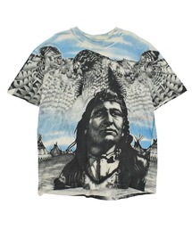 LABORATORY R（ラボラトリーアール）の「【USED】90’s “Native” アニマル AOP Tシャツ（Tシャツ/カットソー・メンズ）」