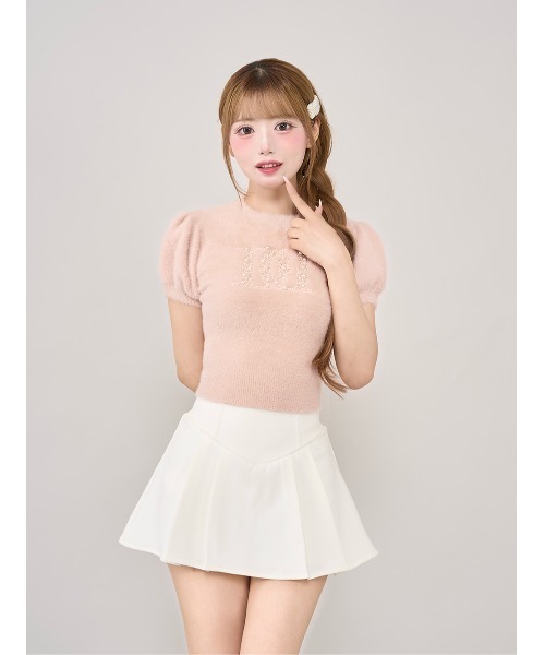 Darich（ダーリッチ）の「ファンシービーズDDロゴニットトップス
