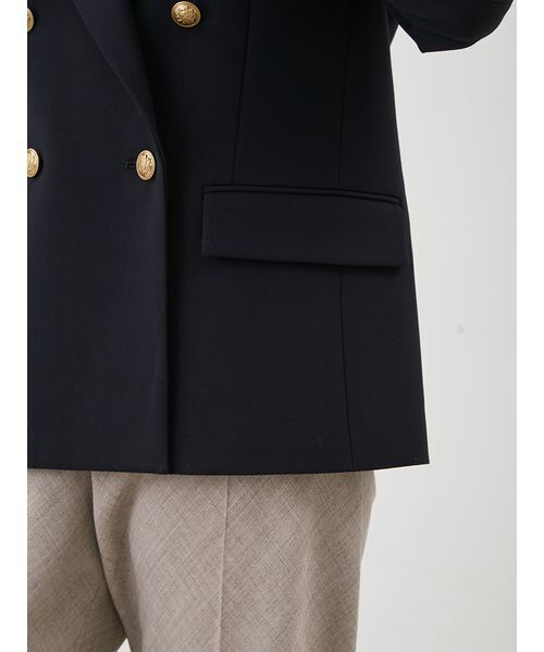 金釦ダブルブレストブレザー（テーラードジャケット）｜Mila Owen