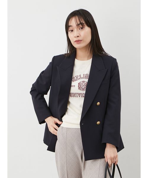 Mila Owen 金釦ダブルブレストブレザー Mila Owen｜金釦ダブルブレストブレザー | Rakuten Fashion(楽天