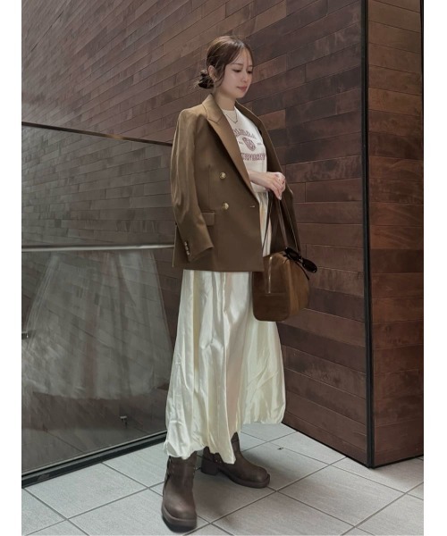 金釦ダブルブレストブレザー（テーラードジャケット）｜Mila Owen