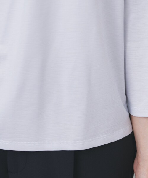 index(インデックス)の「《S-3Lサイズ》タックビジュートップス【洗濯機洗い可】(Tシャツ/カットソー・レディース・オフホワイト/ナチュラル/サックスブルー・36/38/40/42/44)」の21枚目の写真