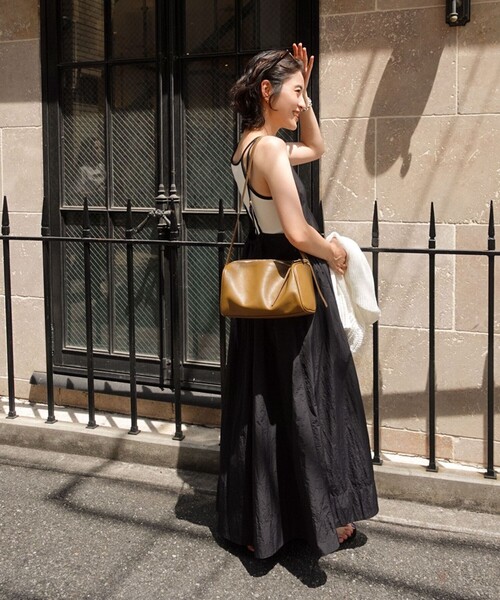 セール】【追加】【MAQWEL/マクウェル】ソフトタフタワンピース