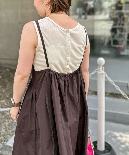 NOLLEY’S（ノーリーズ）の「【追加】【MAQWEL/マクウェル】ソフトタフタワンピース（ワンピース・レディース・ブラック/ブラウン・FREE）」の22枚目の写真