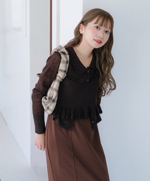 Kastane（カスタネ）の「【SAWAMOTO企画/WEB限定】モヘアニット