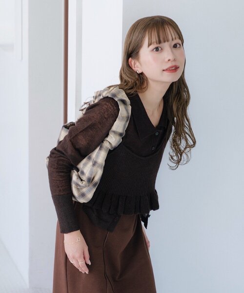 Kastane（カスタネ）の「【SAWAMOTO企画/WEB限定】モヘアニット