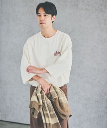 BAYFLOW | インディゴアソート7部袖Tシャツ(Tシャツ/カットソー)