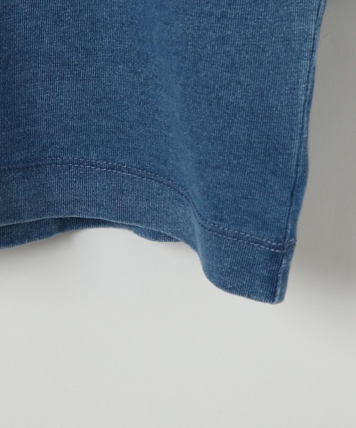 BAYFLOW(ベイフロー)の「インディゴアソート7部袖Tシャツ(Tシャツ/カットソー・メンズ・ブラウン/オフホワイト/インディゴブルー・MEDIUM/LARGE)」の9枚目の写真