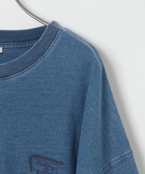 BAYFLOW(ベイフロー)の「インディゴアソート7部袖Tシャツ(Tシャツ/カットソー・メンズ・ブラウン/オフホワイト/インディゴブルー・MEDIUM/LARGE)」の10枚目の写真