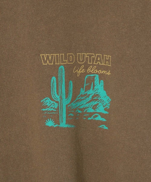 BAYFLOW(ベイフロー)の「インディゴアソート7部袖Tシャツ(Tシャツ/カットソー・メンズ・ブラウン/オフホワイト/インディゴブルー・MEDIUM/LARGE)」の5枚目の写真