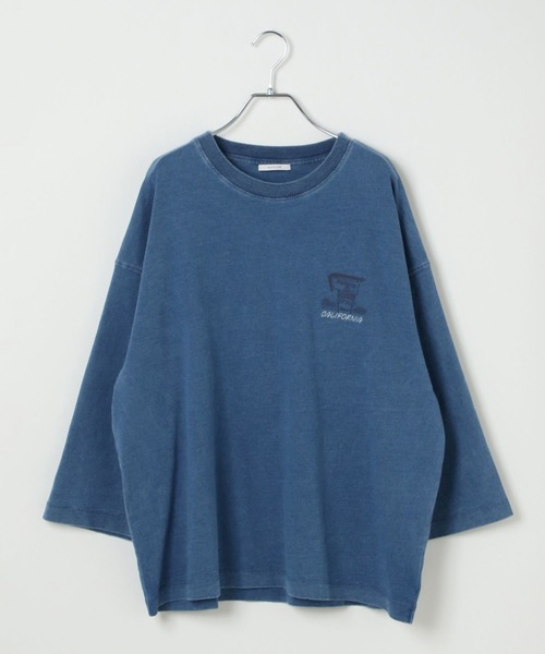 BAYFLOW(ベイフロー)の「インディゴアソート7部袖Tシャツ(Tシャツ/カットソー・メンズ・ブラウン/オフホワイト/インディゴブルー・MEDIUM/LARGE)」の16枚目の写真