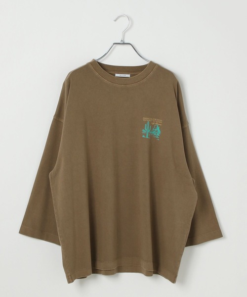 BAYFLOW(ベイフロー)の「インディゴアソート7部袖Tシャツ(Tシャツ/カットソー・メンズ・ブラウン/オフホワイト/インディゴブルー・MEDIUM/LARGE)」の15枚目の写真