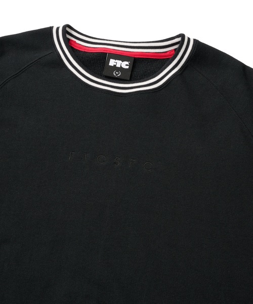 FTC（エフティーシー）の「RAGLAN CREW NECK（スウェット・メンズ・アッシュ/ブラック/ライトブルー・MEDIUM/LARGE/X-LARGE/SMALL）」の4枚目の写真