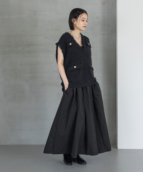 セール】【WEB限定】2WAYシャーリングキャミワンピース（ワンピース