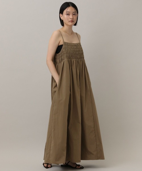 A part by(アパートバイ)の「【WEB限定】2WAYシャーリングキャミワンピース(ワンピース・レディース・ブラック/ブラウン系その他/イエロー系その他6・FREE)」の16枚目の写真