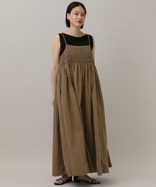 A part by(アパートバイ)の「【WEB限定】2WAYシャーリングキャミワンピース(ワンピース・レディース・ブラック/ブラウン系その他/イエロー系その他6・FREE)」の19枚目の写真