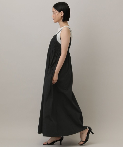 A part by(アパートバイ)の「【WEB限定】2WAYシャーリングキャミワンピース(ワンピース・レディース・ブラック/ブラウン系その他/イエロー系その他6・FREE)」の4枚目の写真