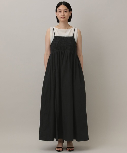 A part by(アパートバイ)の「【WEB限定】2WAYシャーリングキャミワンピース(ワンピース・レディース・ブラック/ブラウン系その他/イエロー系その他6・FREE)」の5枚目の写真